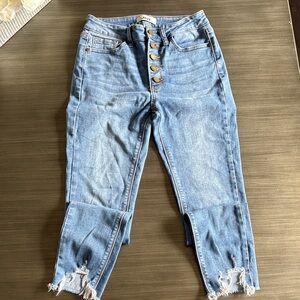 JBD Just Black High Rise Light Blue Jeans